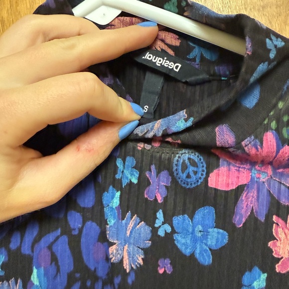 Desigual Slim Floral Midi Dress - Picture 4 of 5